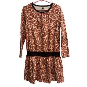 Tea Collection Size 6 Girls Dress Autumn Leaves Drop Waist